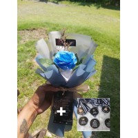 Buket Single Flowers Special Blue